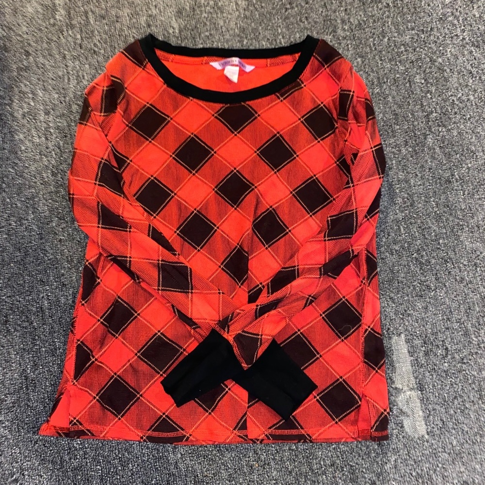 VS Waffle Plaid Jogger Pajama Set